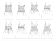 Load image into Gallery viewer, Shirley Shirred Dress PDF Sewing Pattern