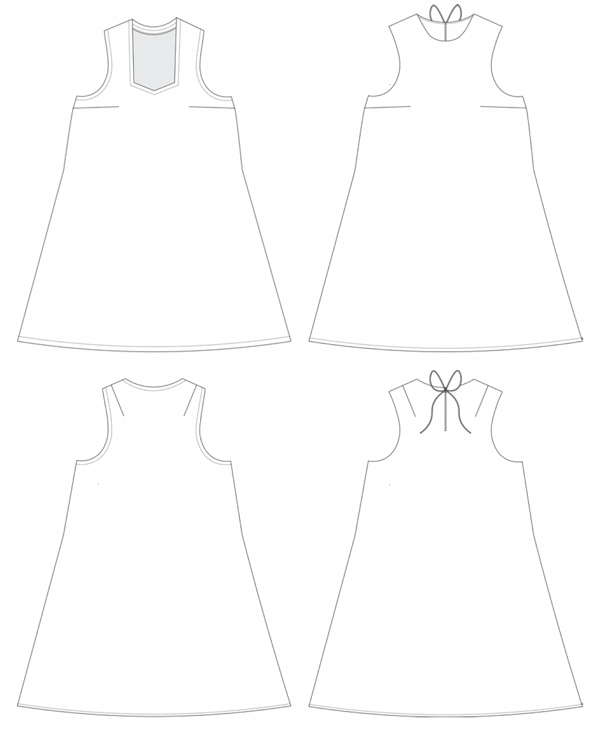 Adrift Shift Digital PDF Sewing Pattern