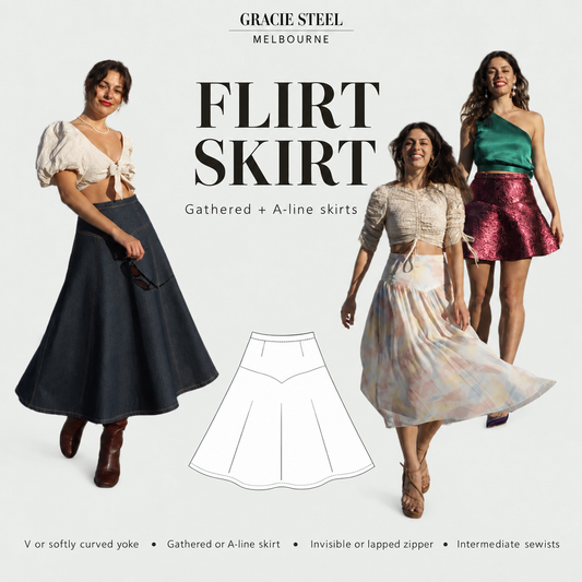 GS Flirt Skirt PDF Sewing Pattern