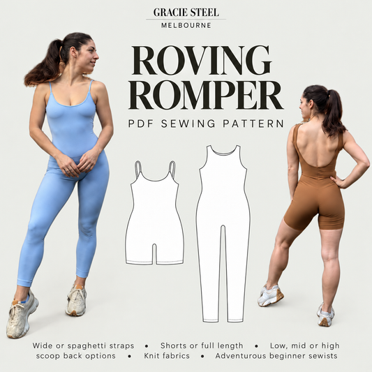 Roving Romper PDF Sewing Pattern