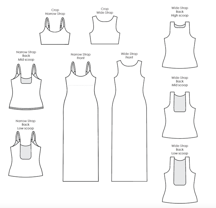 Titillating Tank/Dress PDF Sewing Pattern
