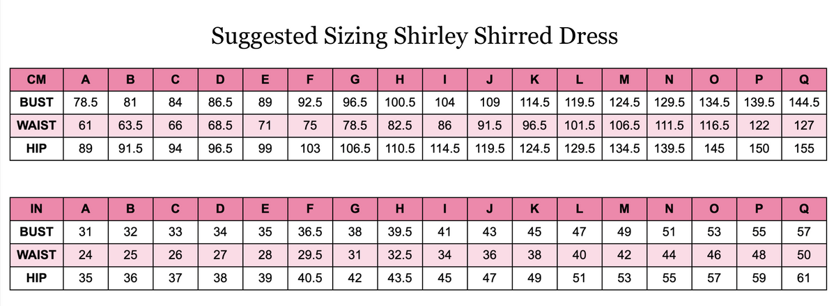Shirley Shirred Dress PDF Sewing Pattern