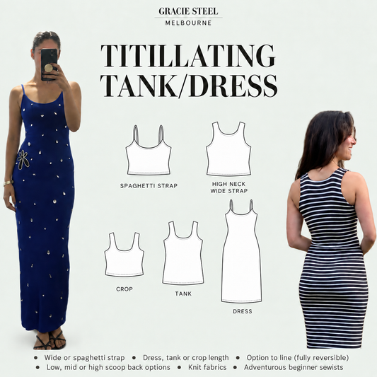 Titillating Tank/Dress PDF Sewing Pattern
