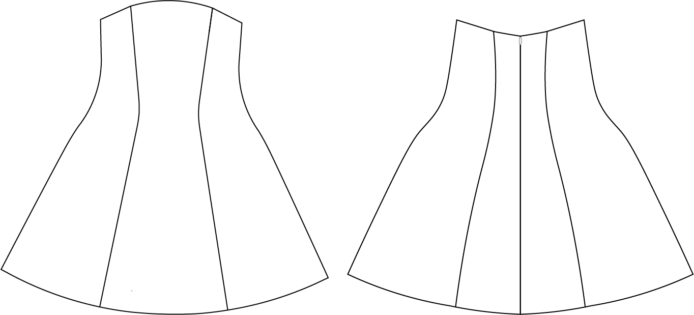 GS Blooming Bustier Dress PDF Sewing Pattern – Gracie Steel