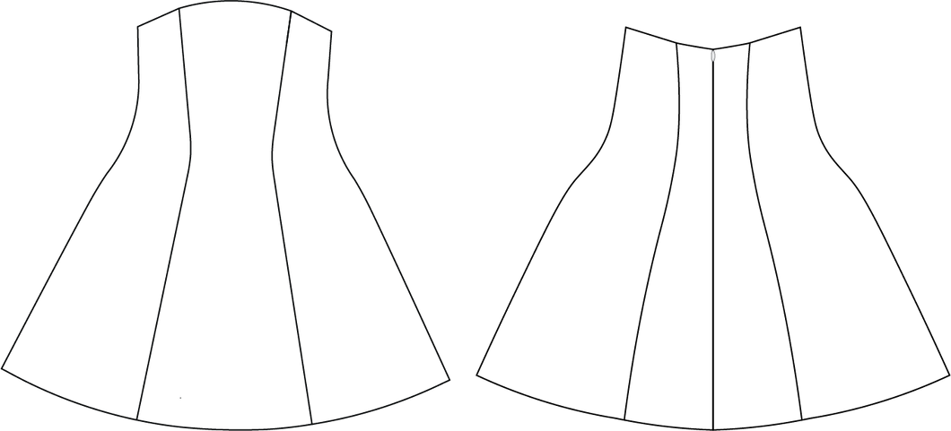 GS Blooming Bustier Dress PDF Sewing Pattern