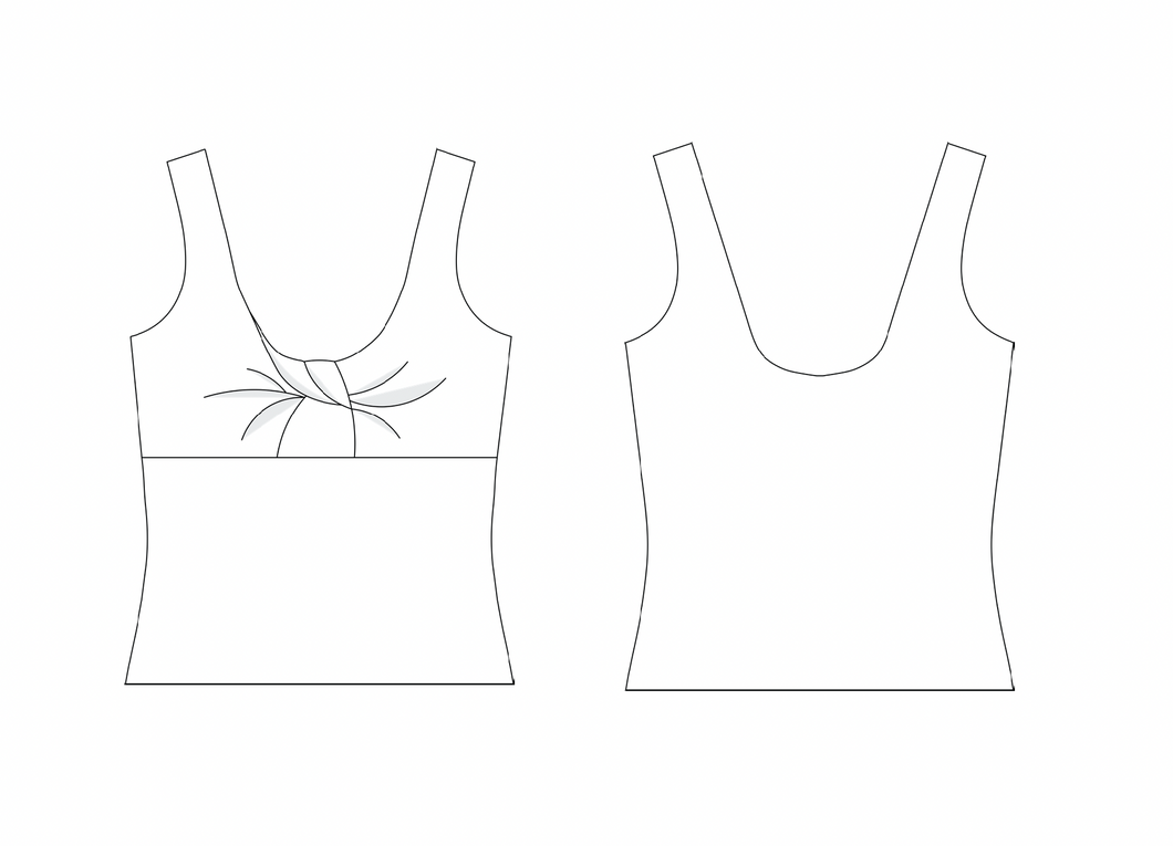 Tata Twist Tank PDF Sewing Pattern